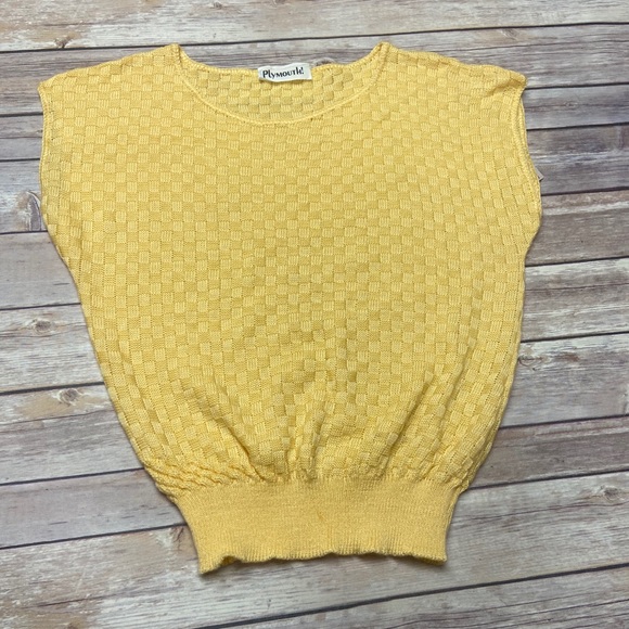 Vintage Plymouth Sleeveless Top, Size M NWT - Picture 1 of 11